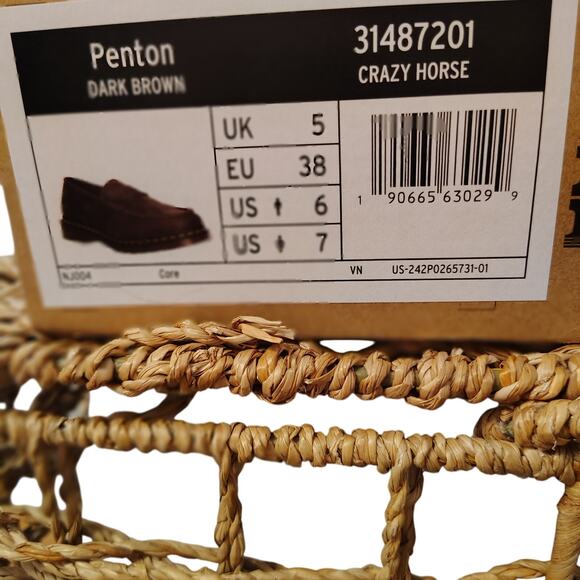 Dr. Martens Penton Crazy Horse Loafers – Dark Brown Women’s 7 EU 38 – Worn Once - Picture 9 of 9